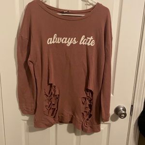 Lightweight sweatshirt
